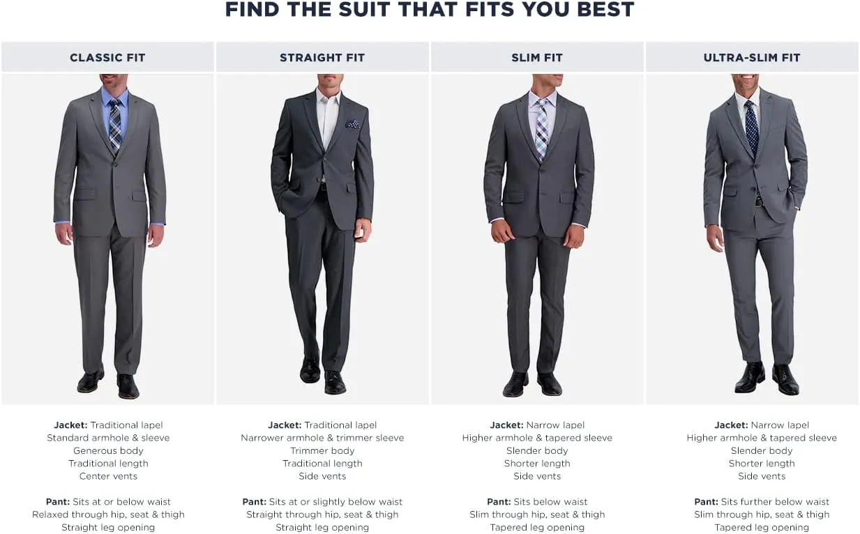 Haggar Men's Ultra Slim Suit Pant