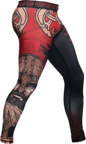 Hardcore Training Men's Compression Pants Workout Tights Leggings Base Layer Boxing Running Muay Thai MMA No Gi BJJ
