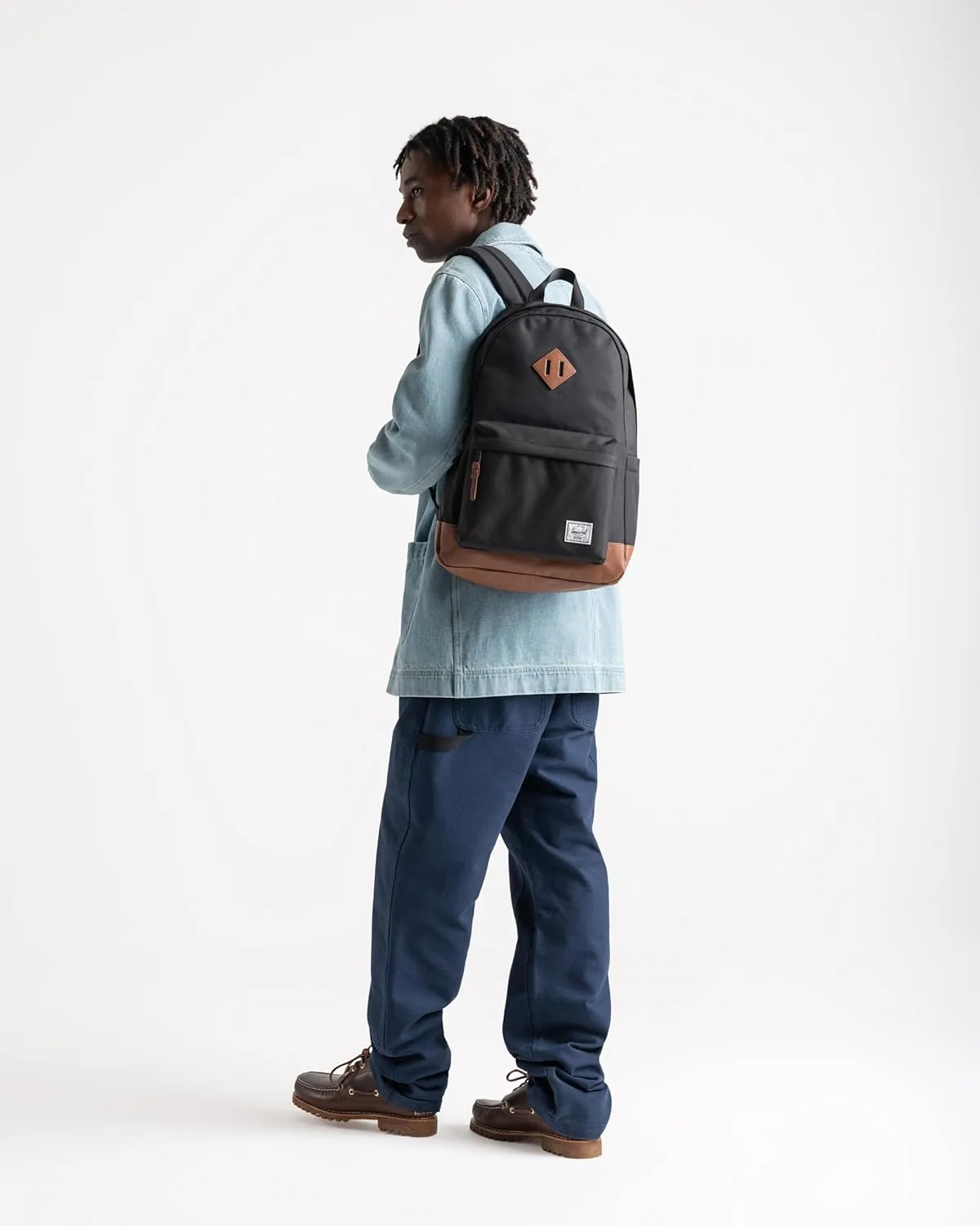 Herschel Supply Co. Heritage Backpack, Navy/Tan, Standard-24L