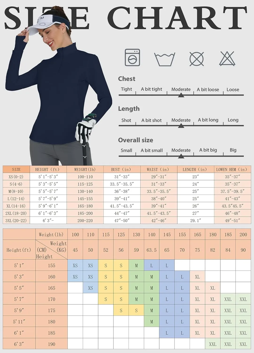 Hiverlay Women's Quick Dry Shirts Long Sleeve for Running Hiking Workout UPF50  Lightweight Pullover Top with Pocket