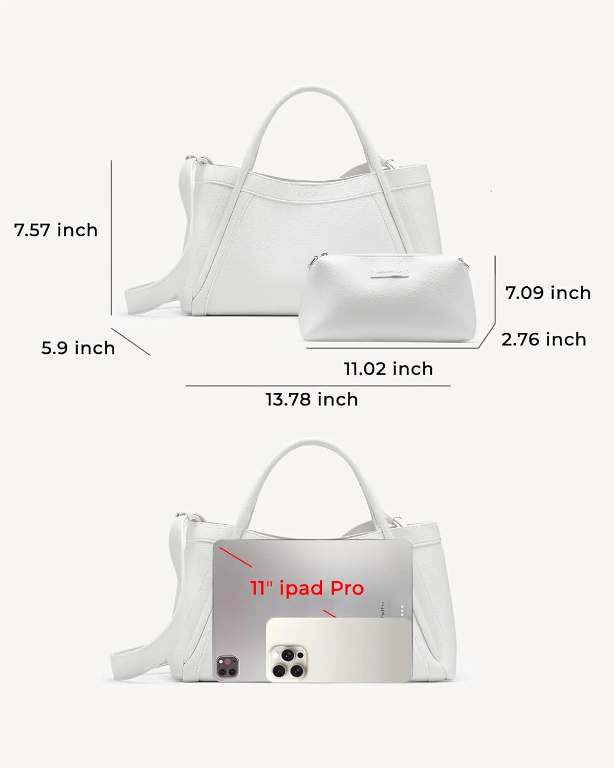 Hobo Handbag for Women, Crossbody Tote Bag, Shoulder Purse with Top Handle
