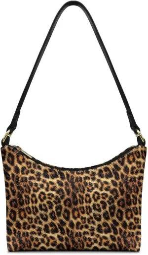 HUGS IDEA Leopard Print Clutch Handbag Fashion Shoulder Purse for Lady Tote Bag Underarm Purse for Work