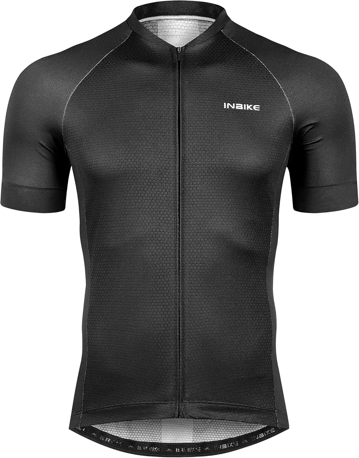 INBIKE Mens Cycling Jersey 3 Rear Pockets Moisture Wicking Short Sleeve Quick Dry Reflective Biking Shirts