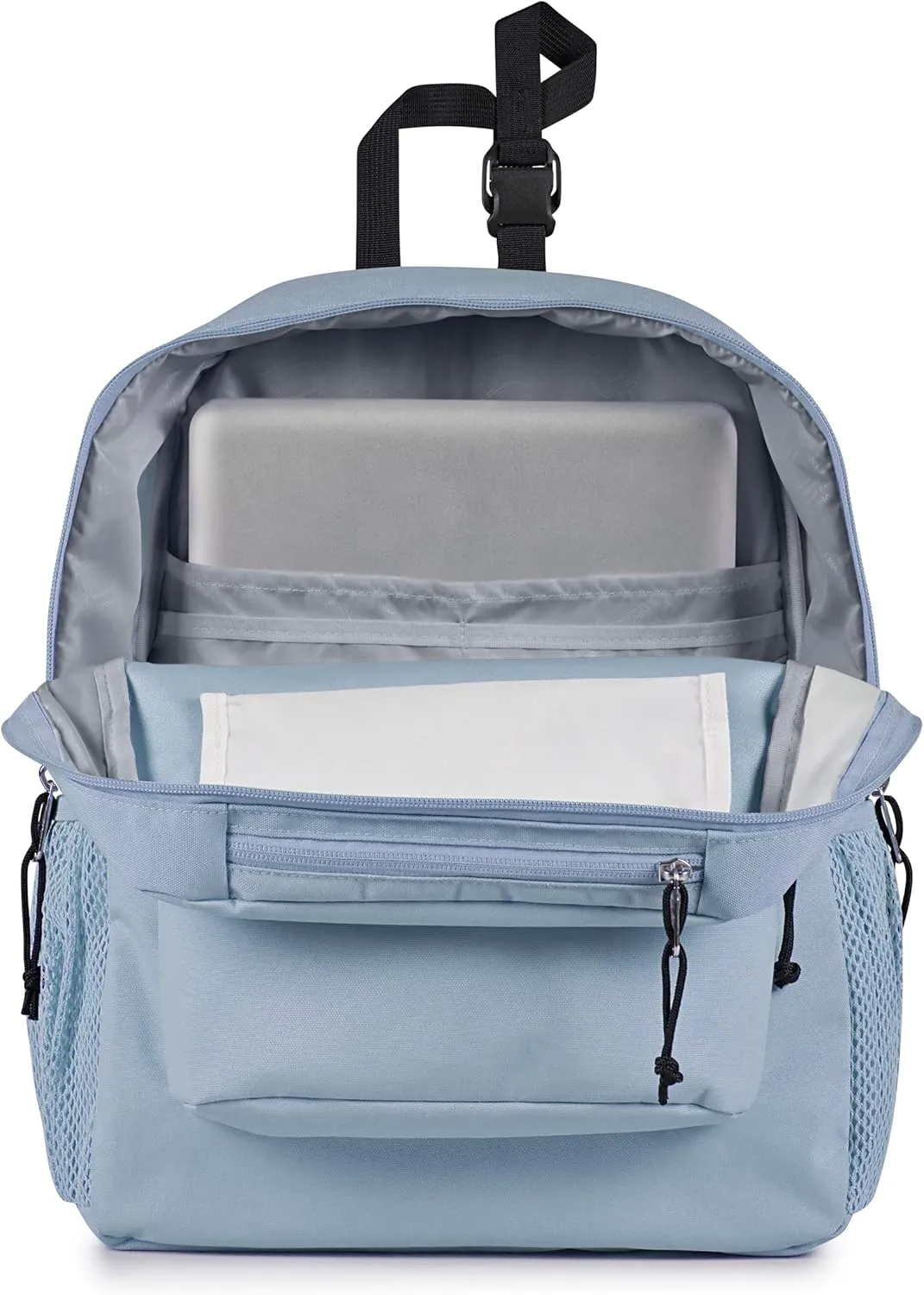 JanSport Central Adaptive Backpack  Wheelchair & Walker Compatible, Tuck-Away Shoulder Straps, Adjustable Backrest Loops & Anchor Straps, Iconic Design, Blue Dusk