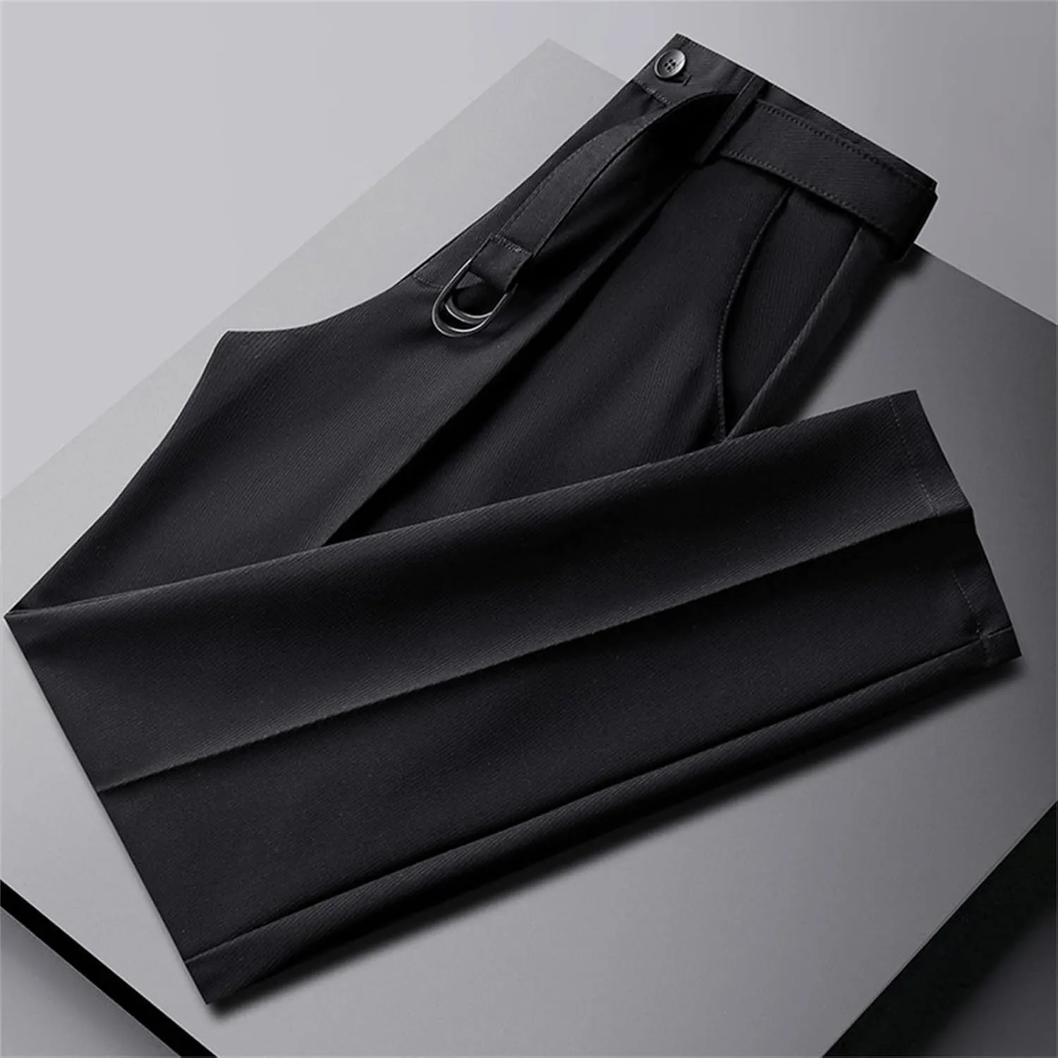 JEShifangjiusu Men's Slim Fit Dress Pant Casual Stretch Dress Pants Skinny Suit Pants Business Straight Flat-Front Chino Pant