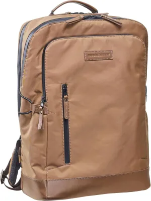 Johnston & Murphy Hudson Waterproof Backpack Cognac