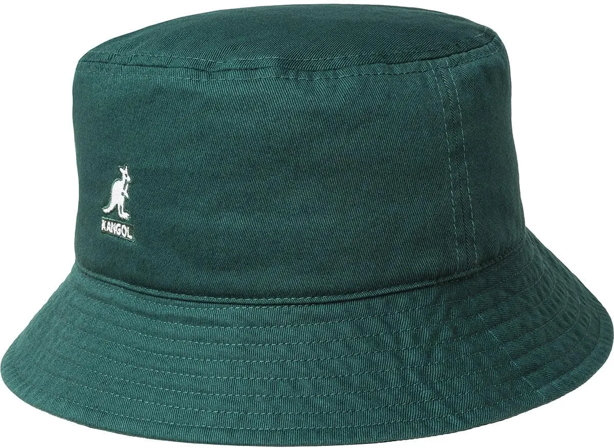 Kangol Washed Bucket Hat - Marine Teal/XL