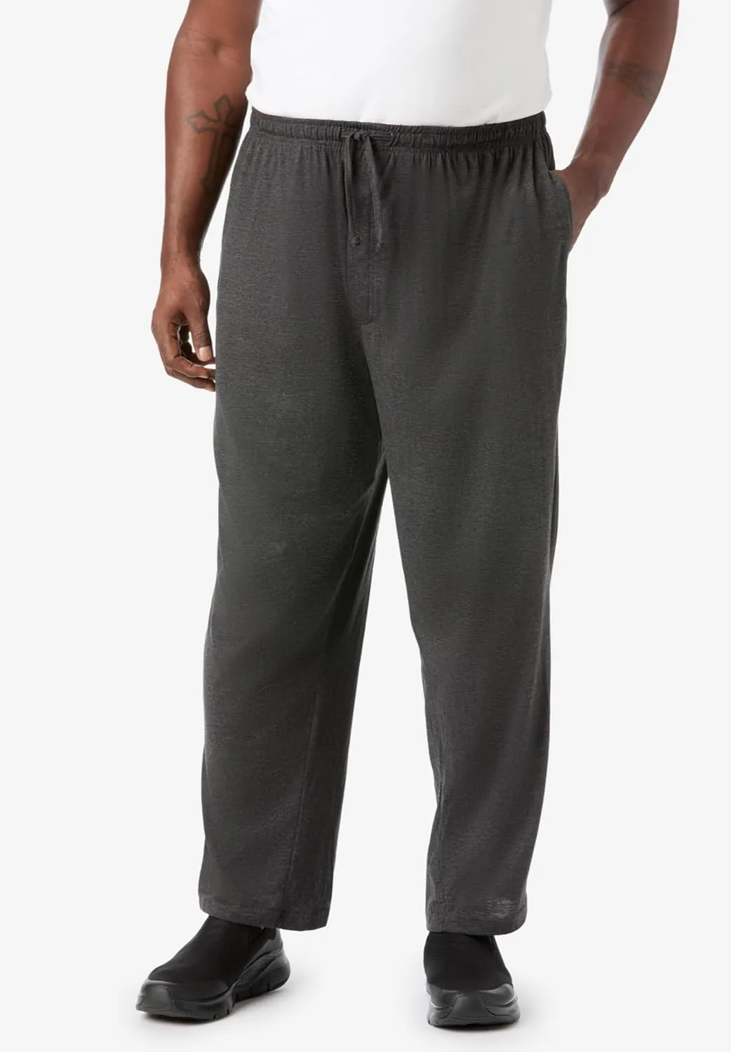 KingSize Men's Big & Tall Lightweight Jersey Pajama Pants