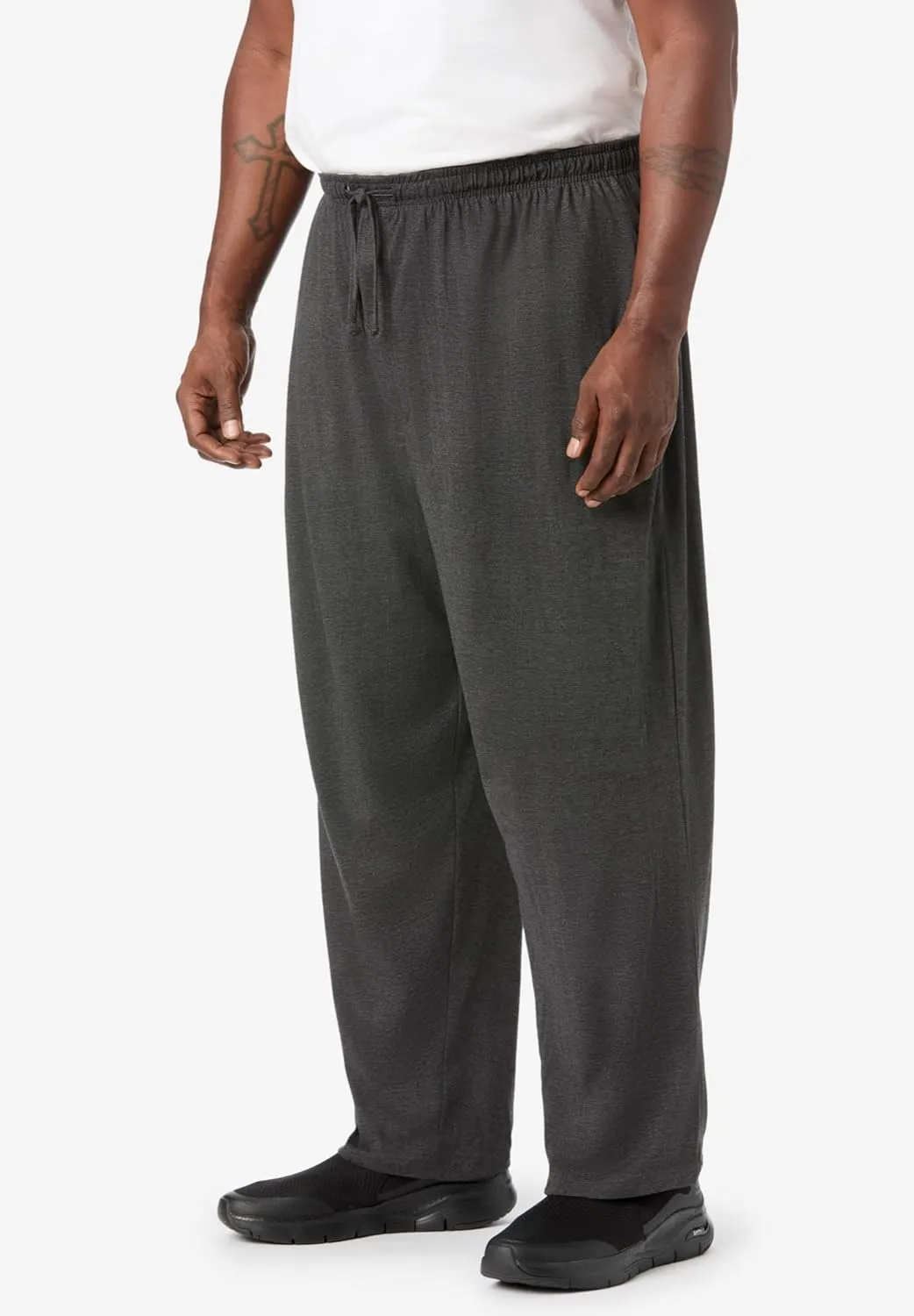KingSize Men's Big & Tall Lightweight Jersey Pajama Pants