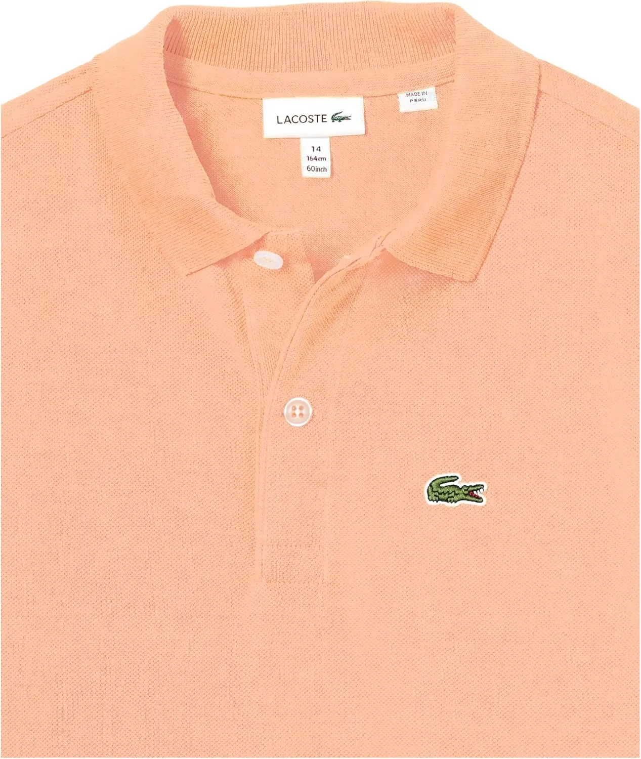 Lacoste Kids Short Sleeve Classic Pique Polo