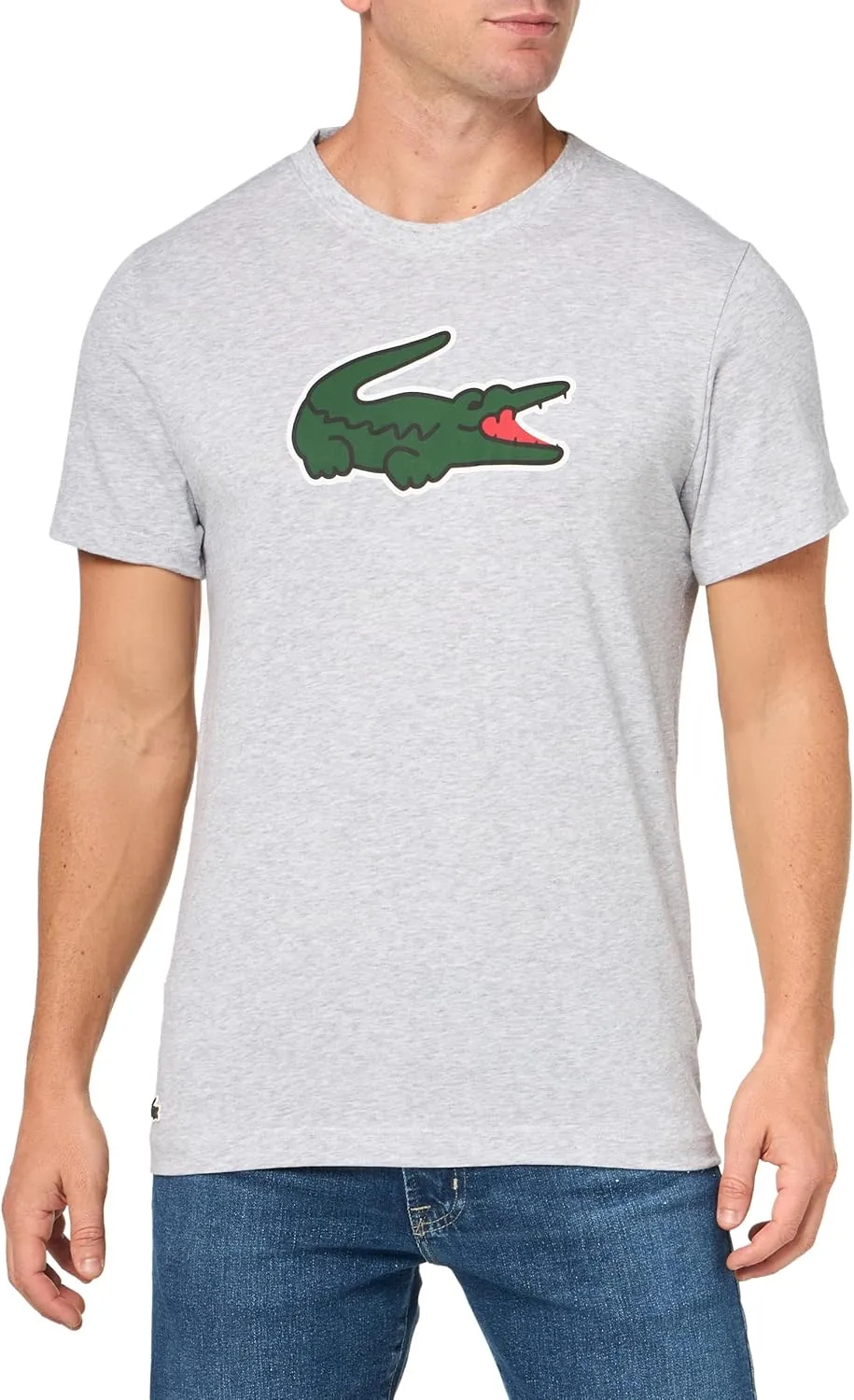 Lacoste Men's Ultra Dry XXL Logo Sport Regular Fit T-Shirt