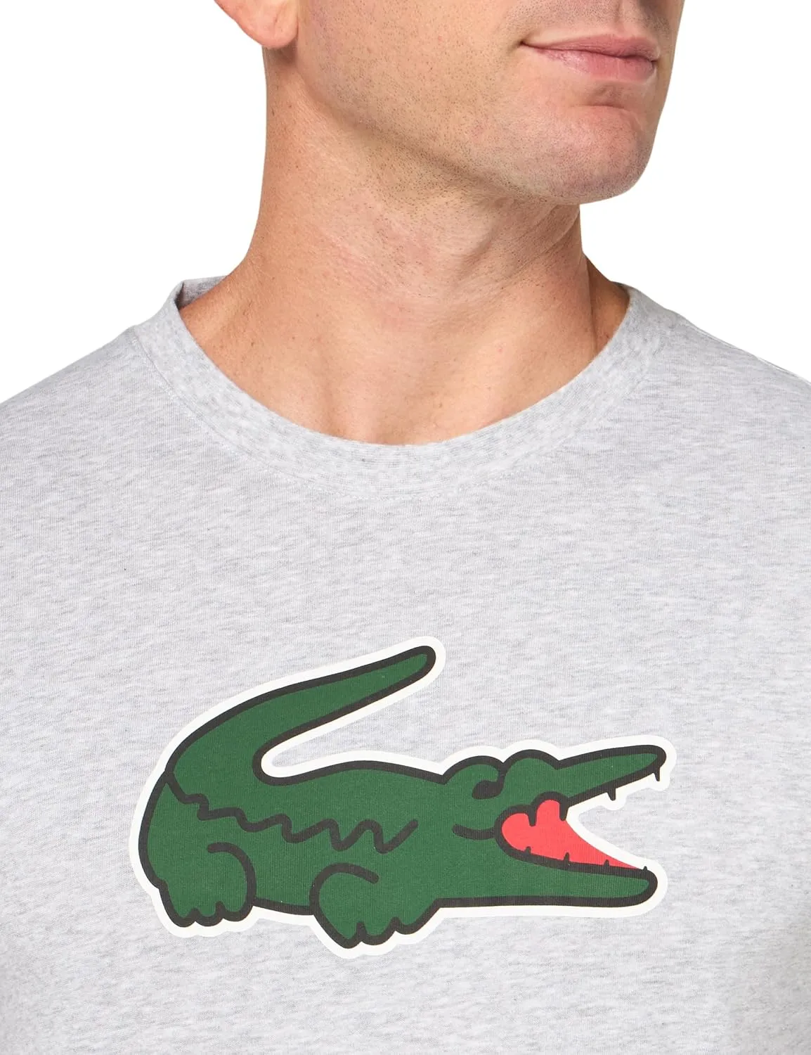 Lacoste Men's Ultra Dry XXL Logo Sport Regular Fit T-Shirt