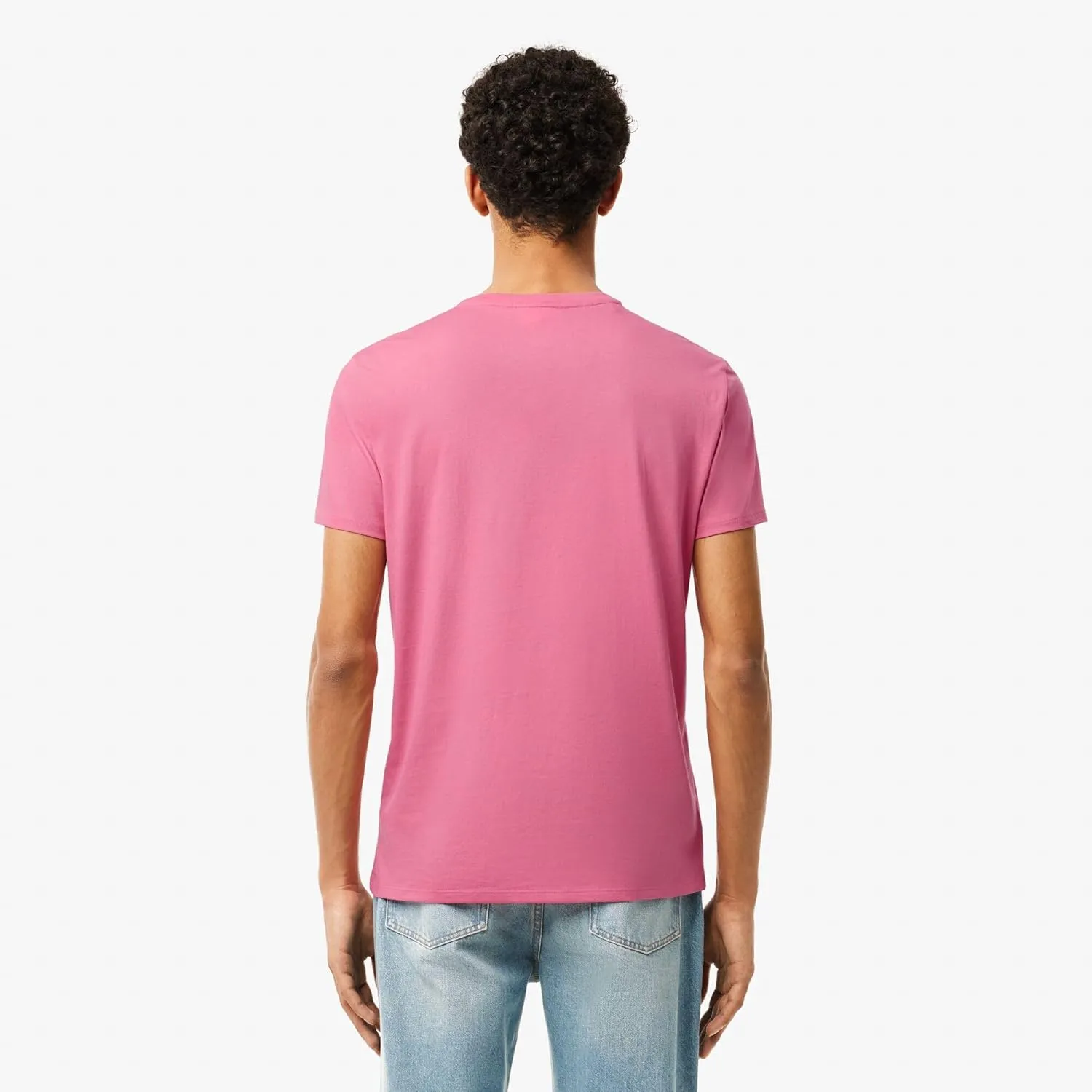 Lacoste Men's V Neck Cotton Pima T-Shirt