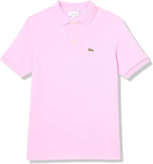 Lacoste Unisex child Kids Short Sleeve Classic Pique Polo