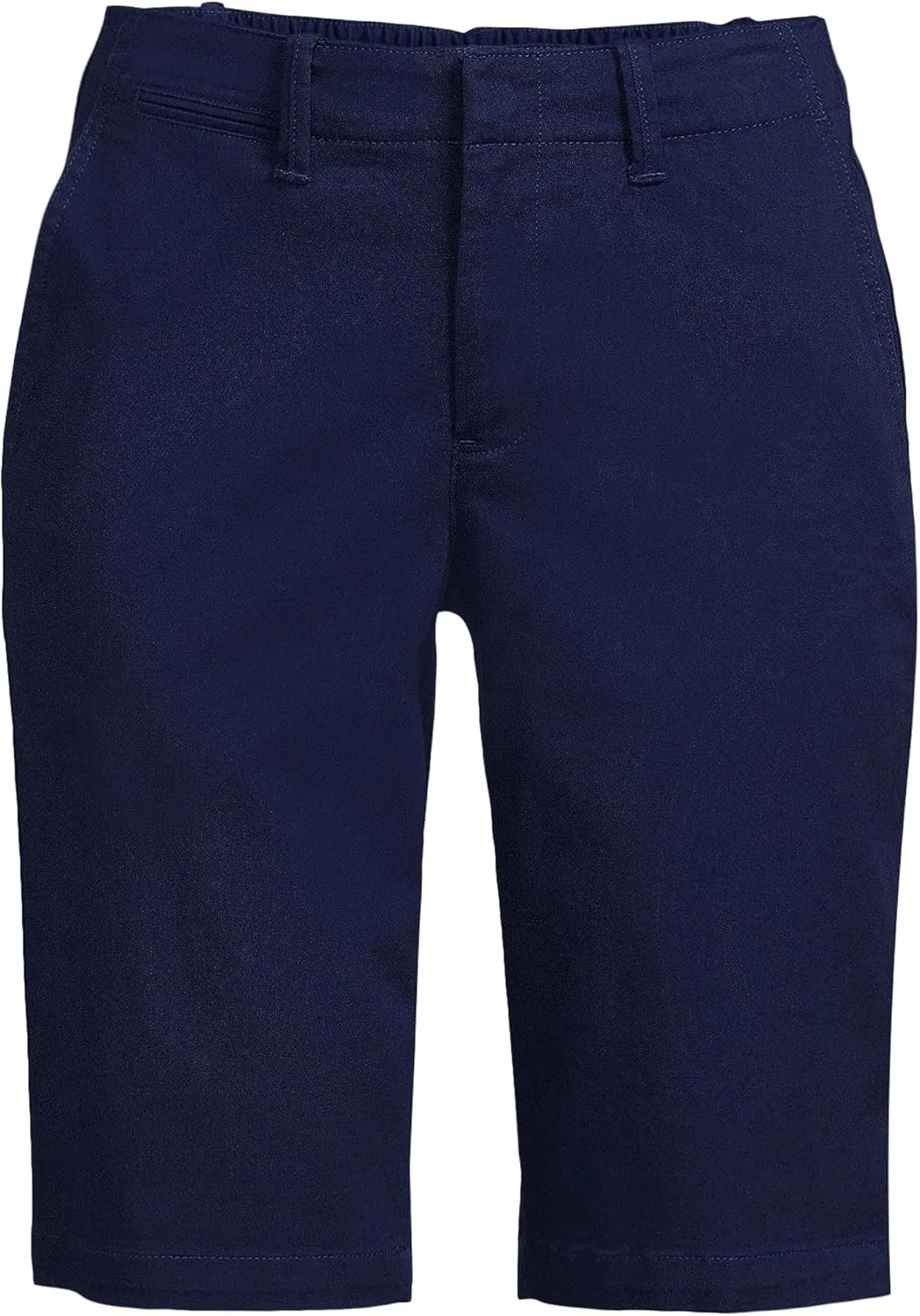 Lands' End Women's Elastic Back Classic 12" Chino Shorts