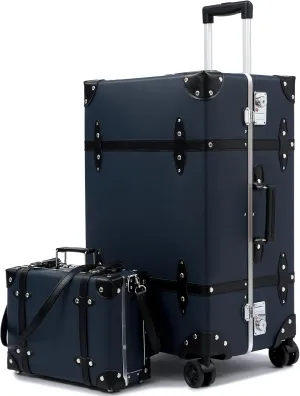 Large Capacity Hardside Suitcase Set with TSA Lock,Luxury Vintage Style Maletas De Viaje, for Men And Women Carry On Luggage Set