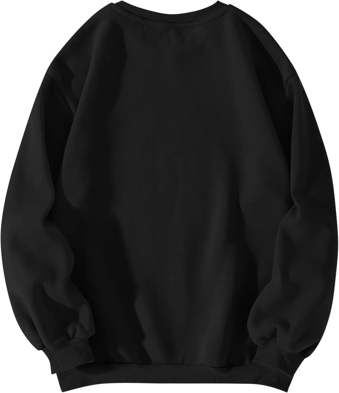 lcyhony Oversized Sweatshirt for Women Y2k Printed Fleece Crewneck Sweatshirts Loose Comfy Casual Workout Long Sleeve Shirts