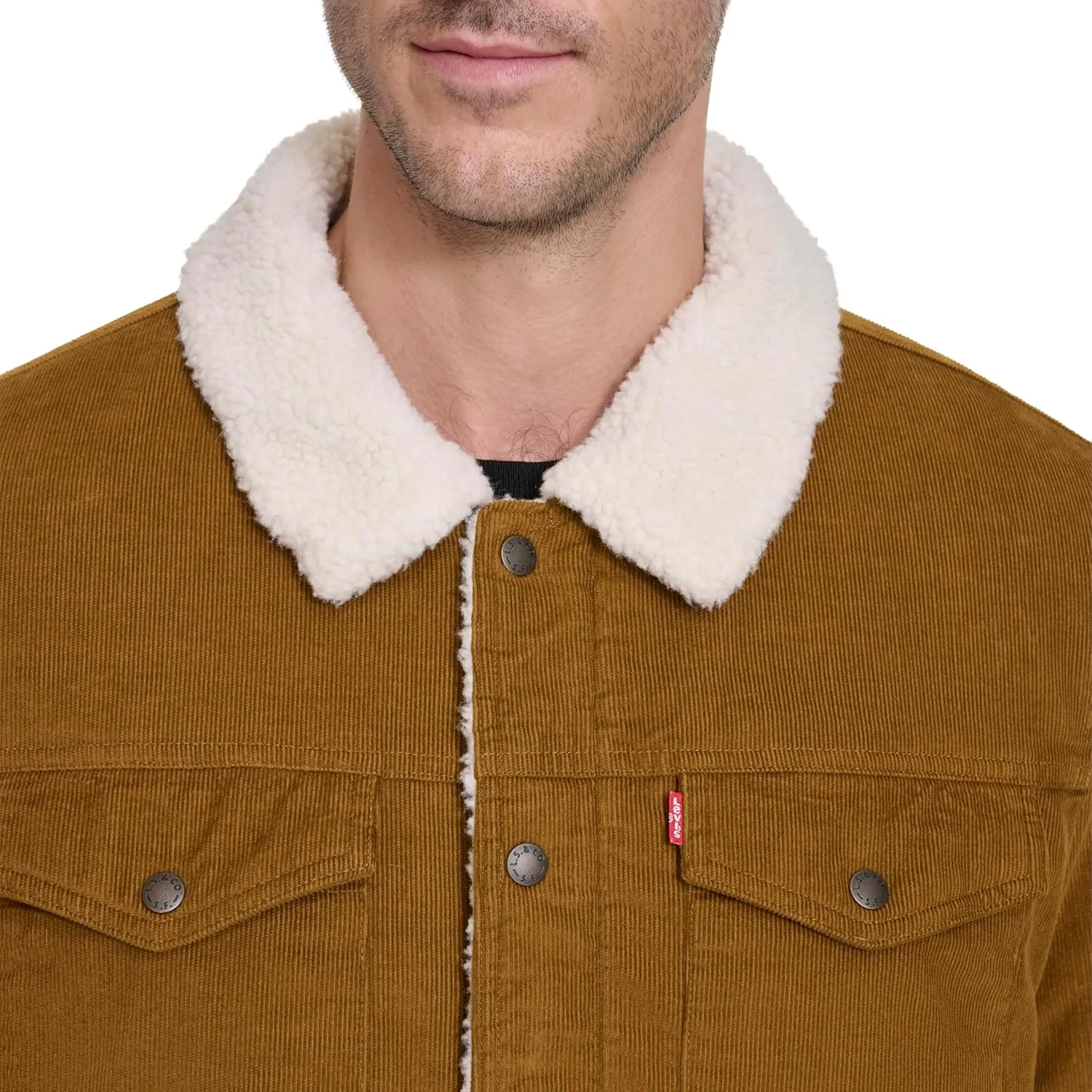 Levi's Men's Corduroy Sherpa Lined Trucker Jacket