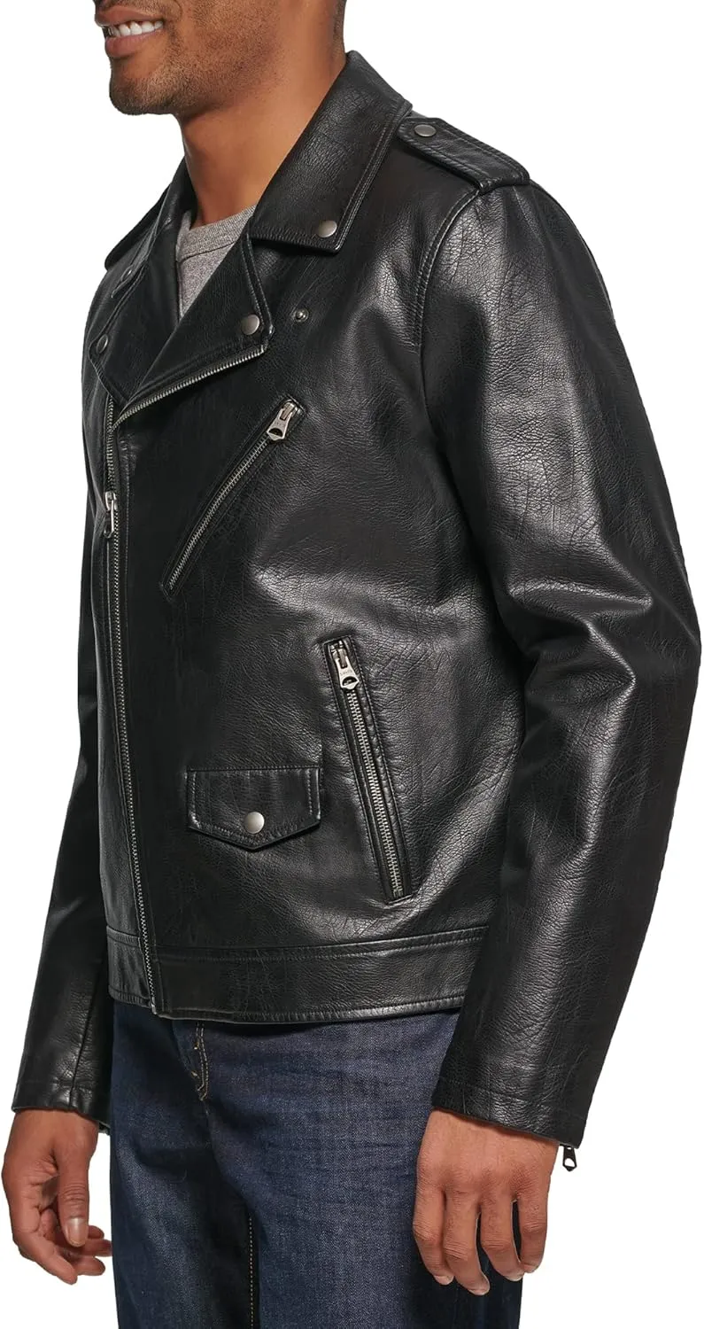 Levi's Men's Faux Leather Motorcycle Jacket