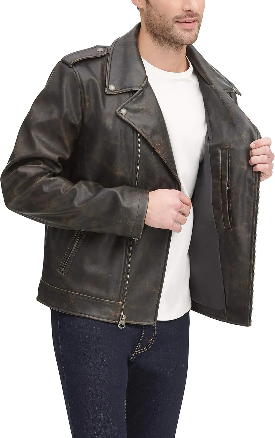 Levi's Men's Faux Leather Motorcycle Jacket