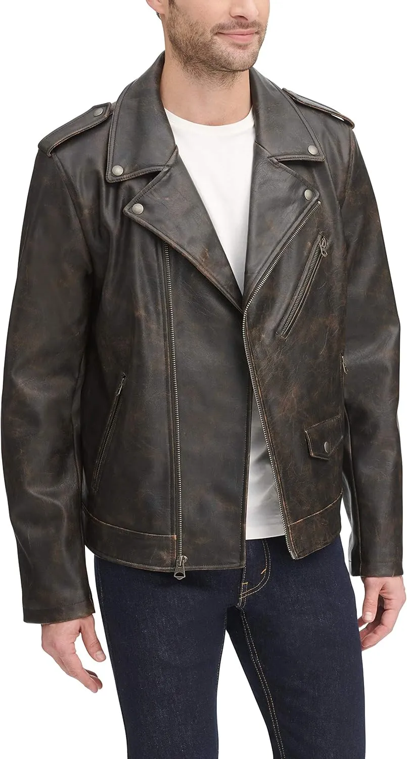 Levi's Men's Faux Leather Motorcycle Jacket