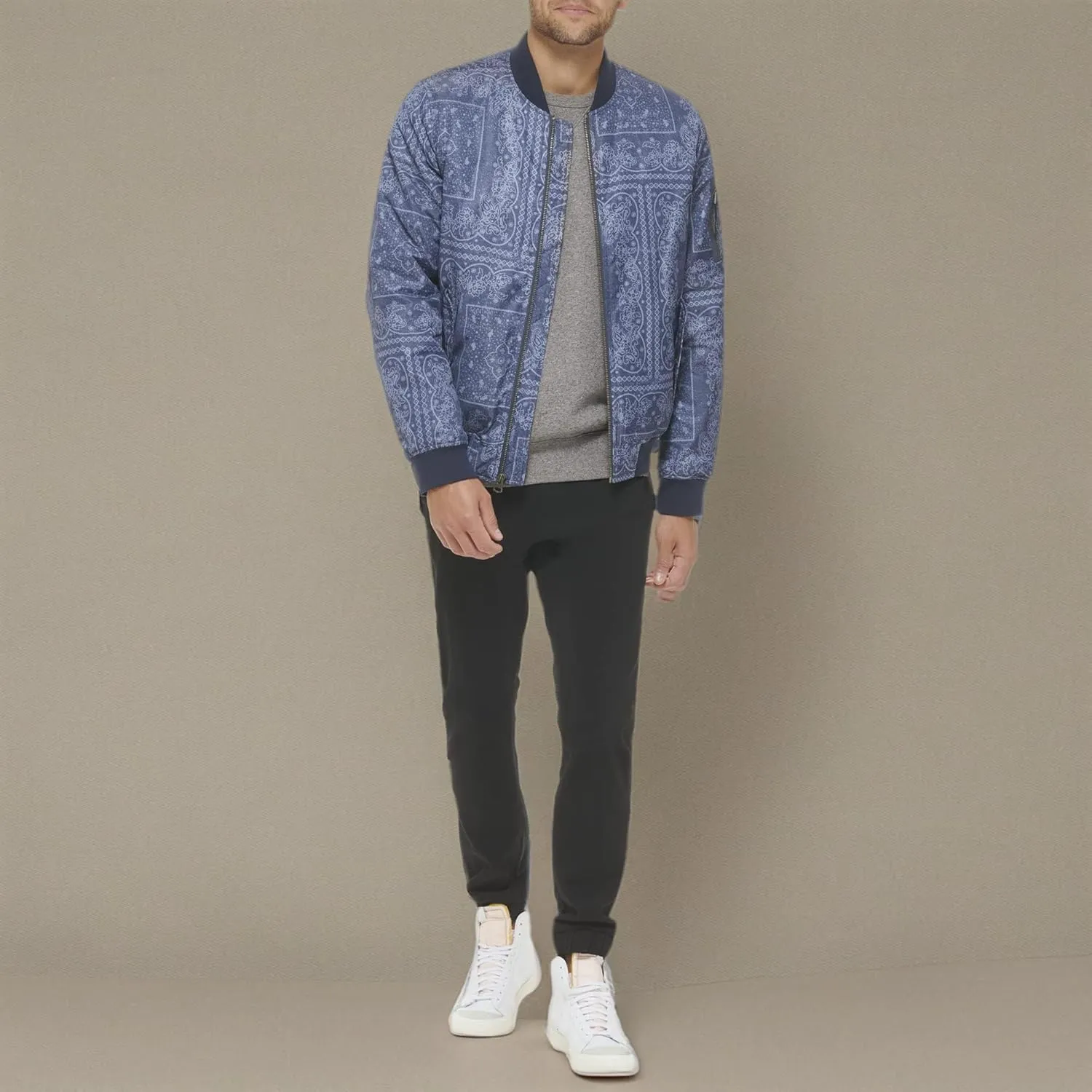Levi's Men's MA-1 Flight Lightweight Zip-Up Bomber Jacket
