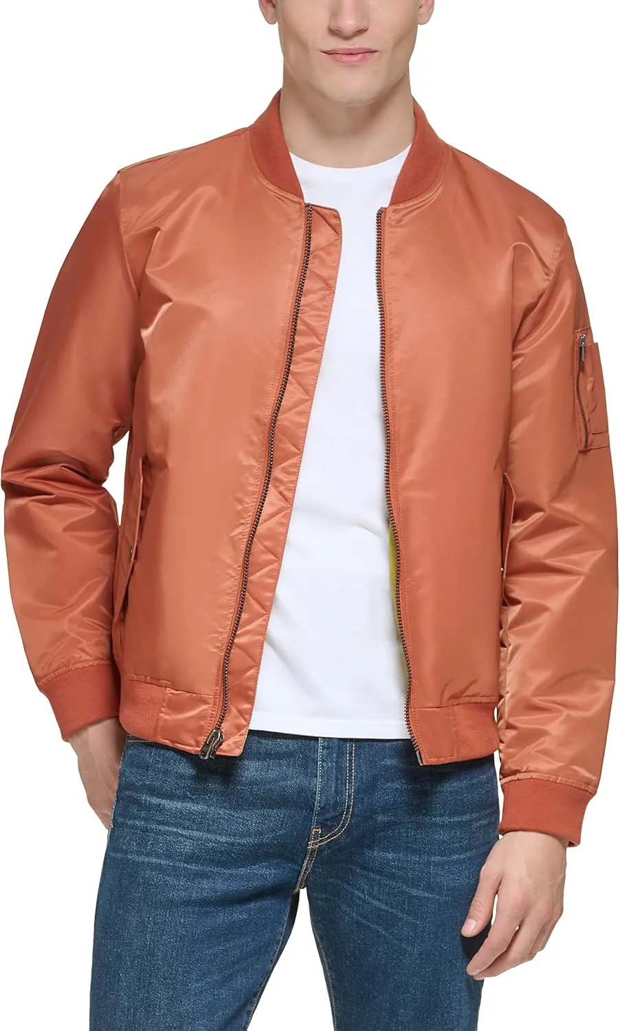 Levi's Men's MA-1 Flight Lightweight Zip-Up Bomber Jacket