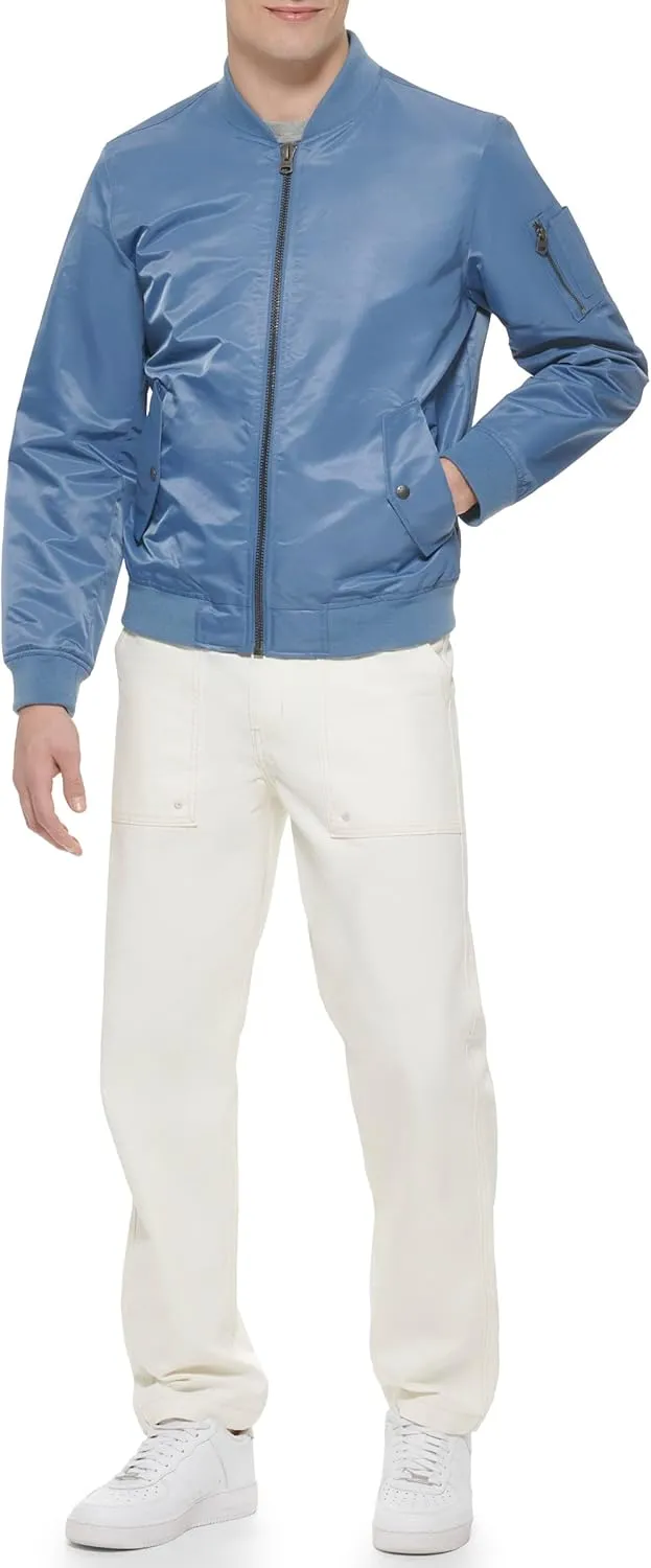 Levi's Men's MA-1 Flight Lightweight Zip-Up Bomber Jacket