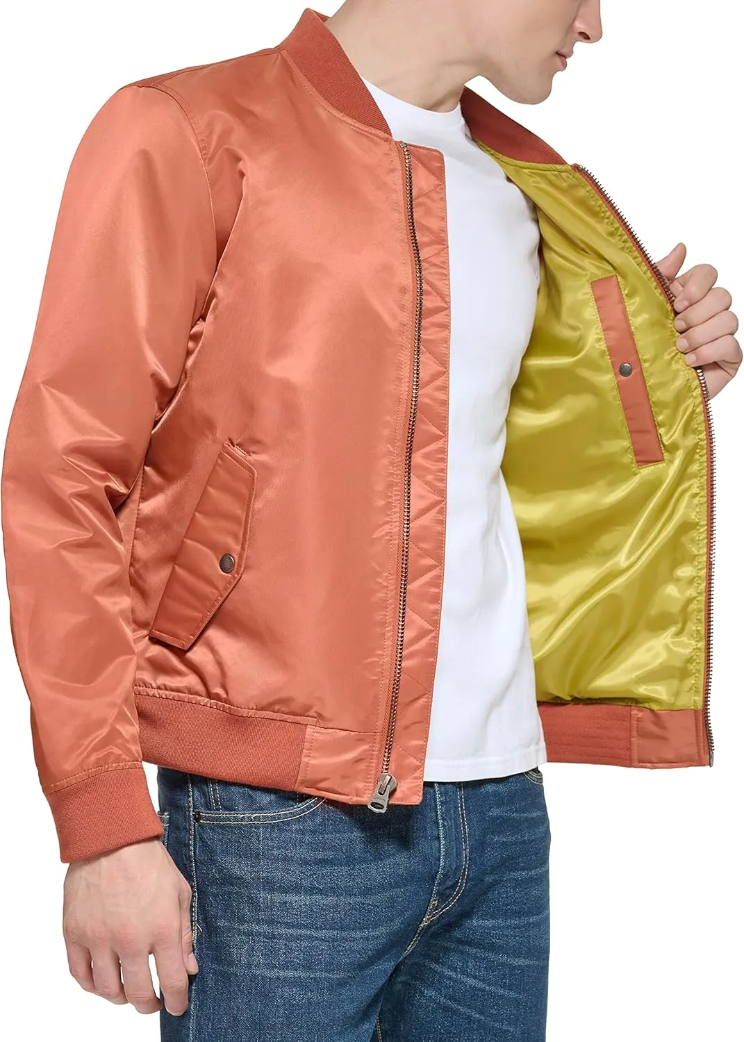 Levi's Men's MA-1 Flight Lightweight Zip-Up Bomber Jacket