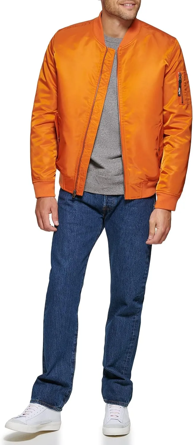 Levi's Men's MA-1 Flight Lightweight Zip-Up Bomber Jacket