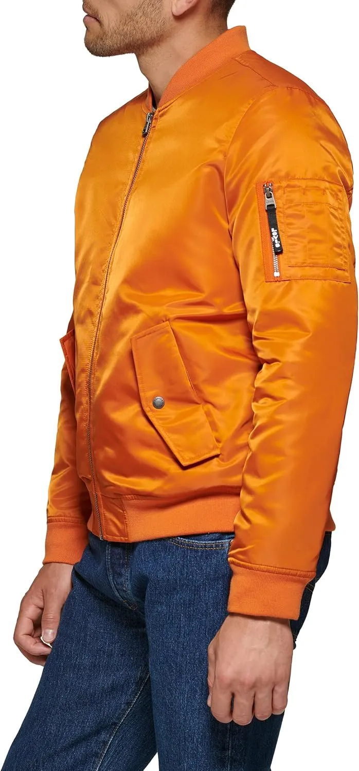 Levi's Men's MA-1 Flight Lightweight Zip-Up Bomber Jacket