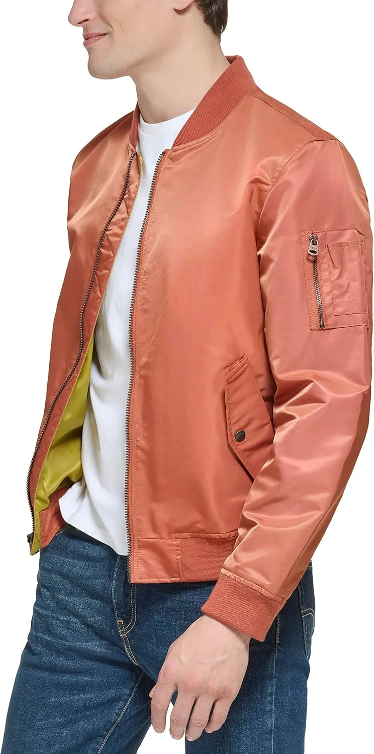 Levi's Men's MA-1 Flight Lightweight Zip-Up Bomber Jacket
