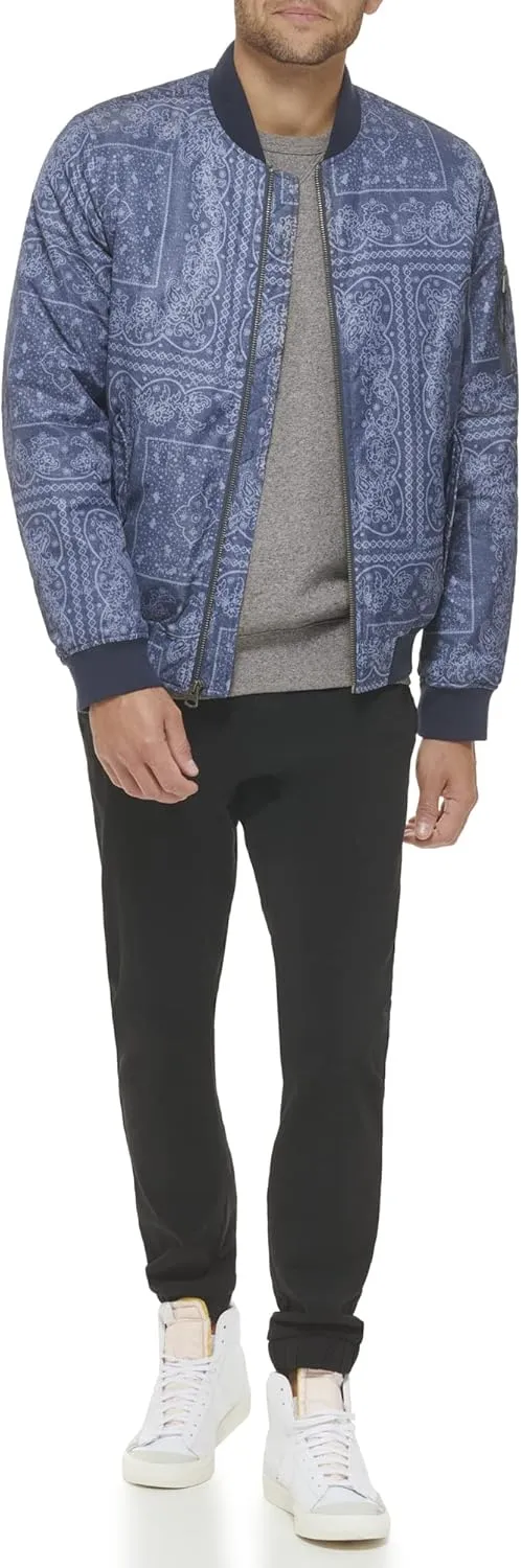 Levi's Men's MA-1 Flight Lightweight Zip-Up Bomber Jacket
