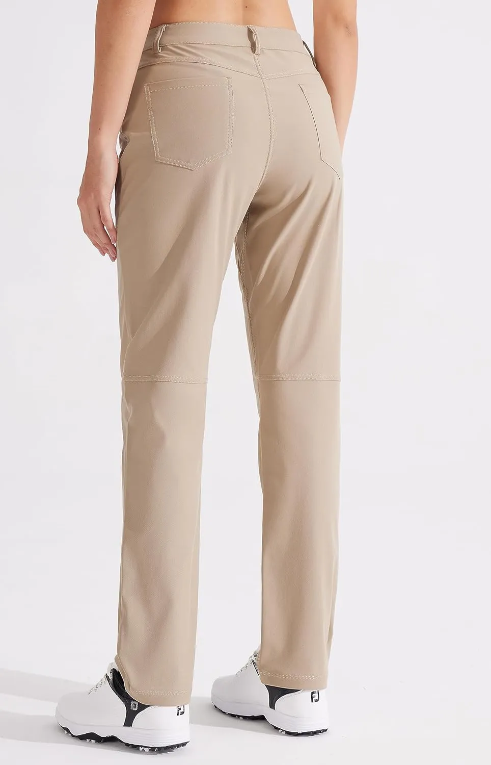 Libin Womens Dress Pants 29" 31" Stretch Straight Leg Work Slacks Office Business Casual Golf Pants for Travel Lightweight