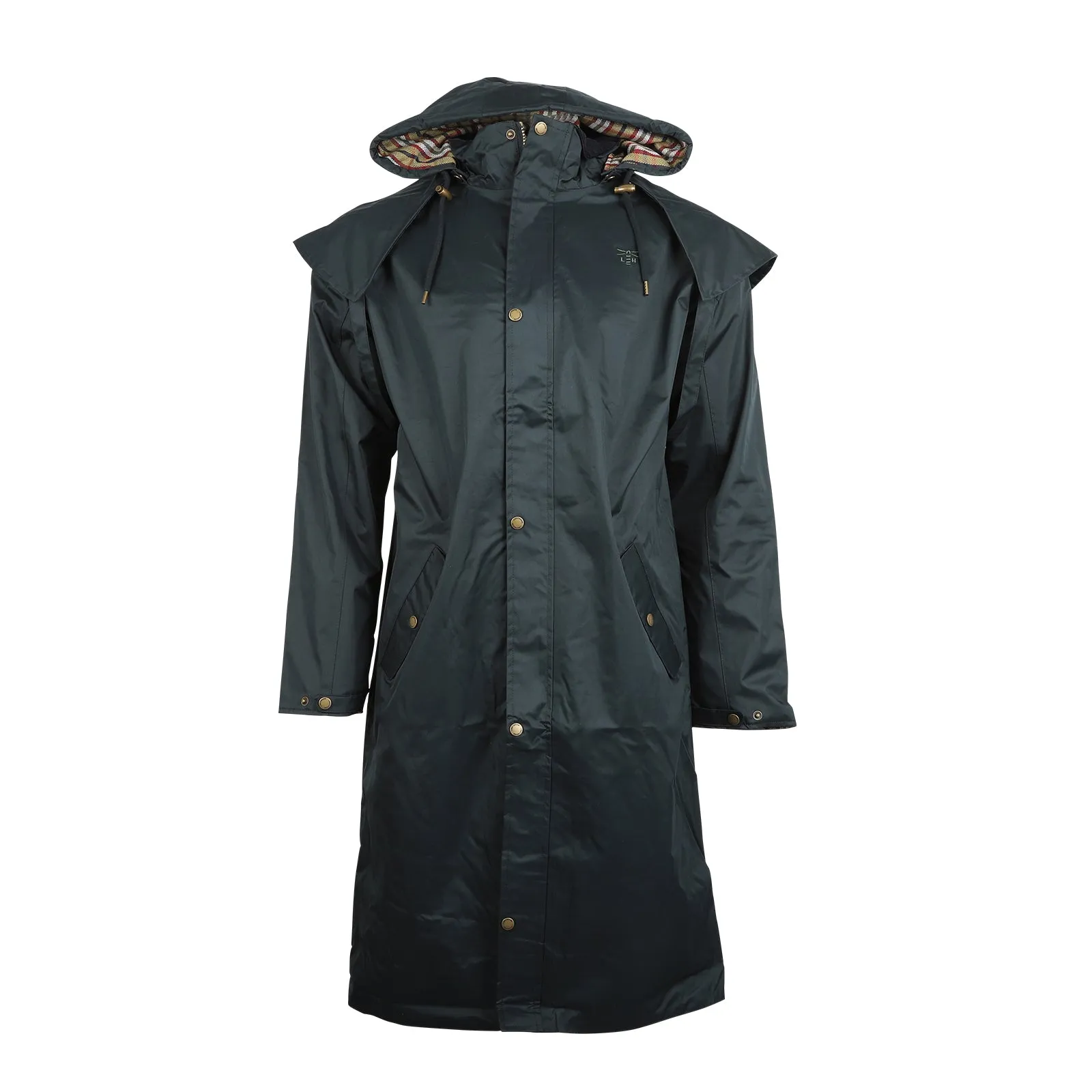 Lighthouse Stockman Long Waterproof Coat  Deep Night