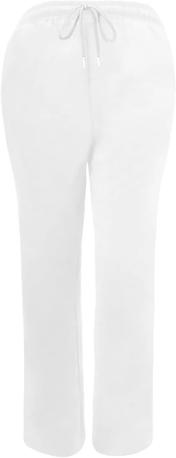Linen Solor Pants for Women 2025 Summer Wide Leg Casual High Waisted Drawstring Pants Beach Long Lounge Trousers