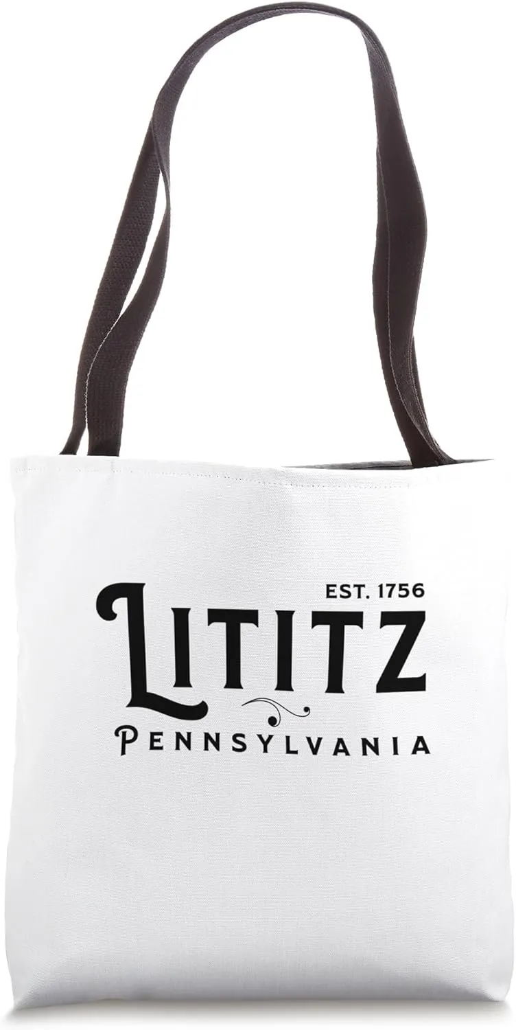 Lititz Pennsylvania PA Lancaster County Cool Small Town USA Tote Bag