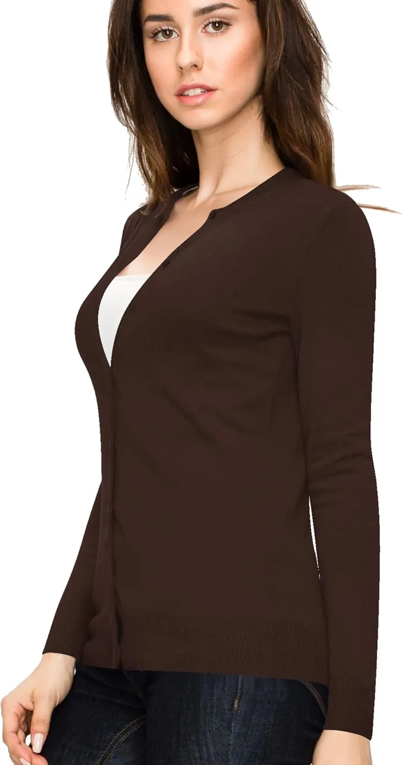 LL Womens Keep It Classic Round Cardigan