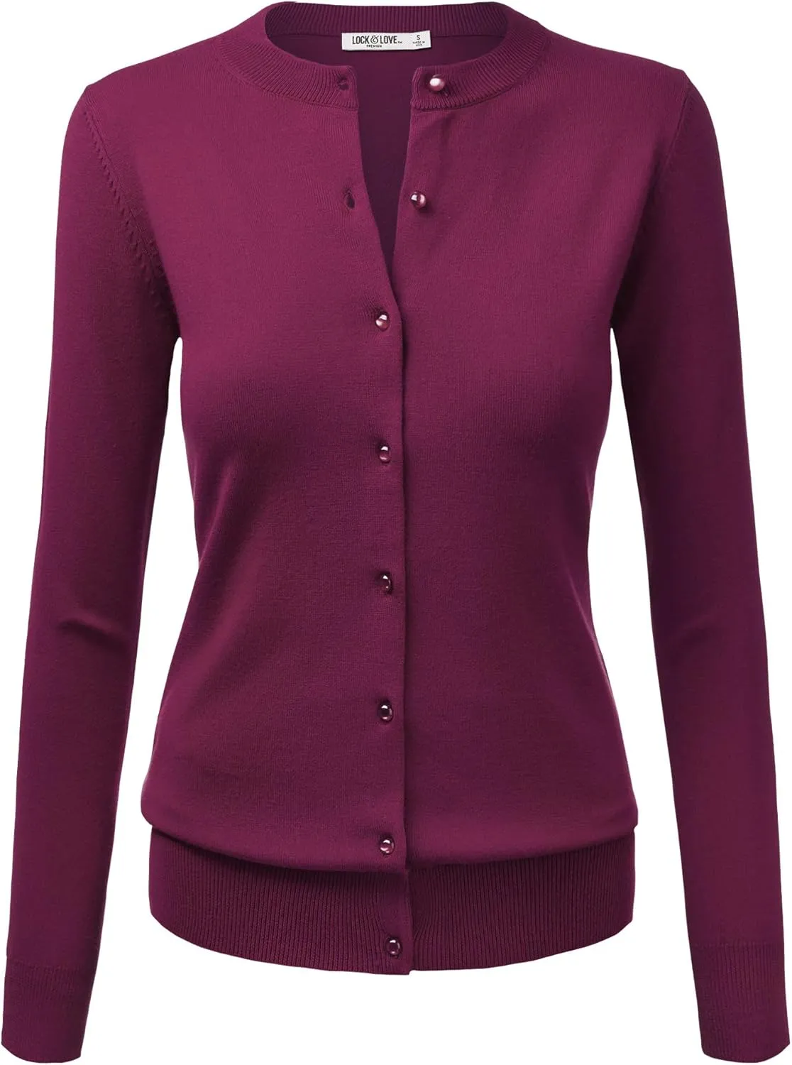 LL Womens Keep It Classic Round Cardigan