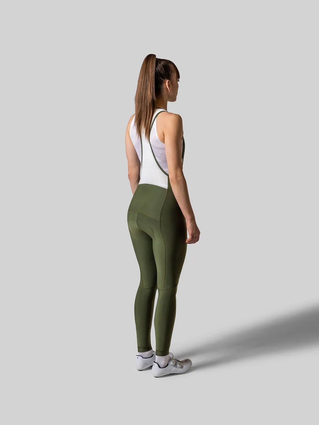 MAAP Team EVO Women's Thermal Bib Tights Bronze Green