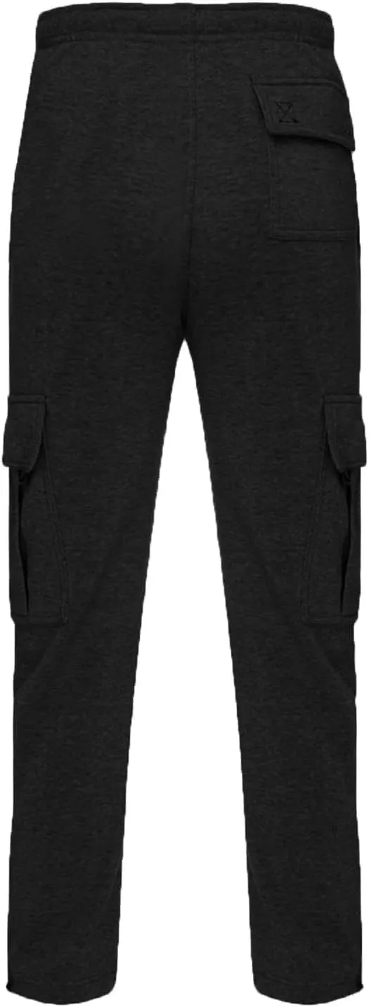 Male Fashion Fitness Trousers Loose Fit Hiking Joggers Outdoor Wearing Pants with Pockets Overalls Sweatpants