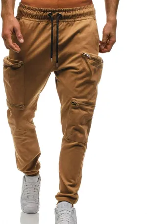 Maryia Men's Casual Joggers Pants Gym Workout Running Athletic Sweatpants Slim Fit Outdoor Fashion Long Chino Trousers