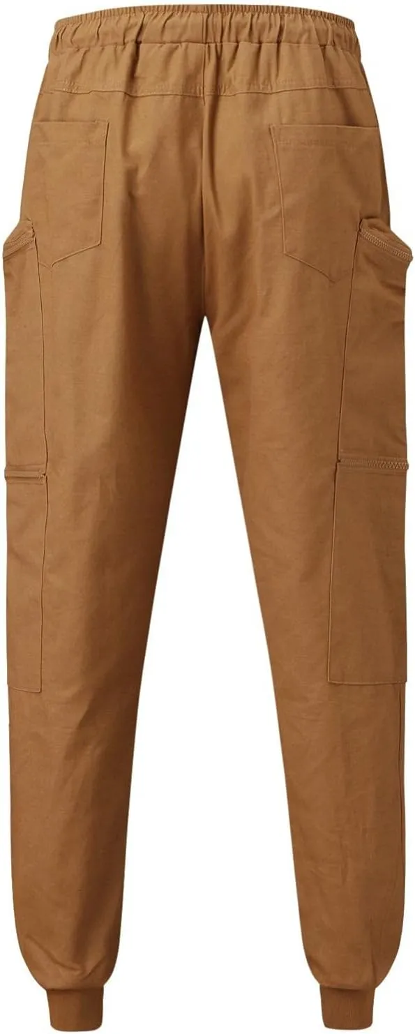 Maryia Men's Casual Joggers Pants Gym Workout Running Athletic Sweatpants Slim Fit Outdoor Fashion Long Chino Trousers