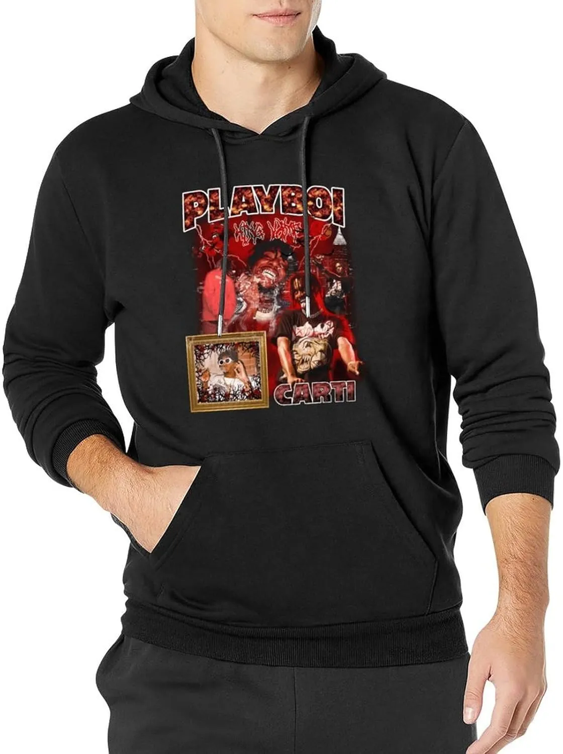 Men Women Hoodies Oversized Sweatshirts Casual Cotton Hooded Casual Long Sleeve Top Graphic Clothing