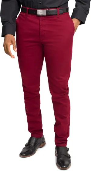 Men's Basic Casual Slim Fit Stretch Chino Pants