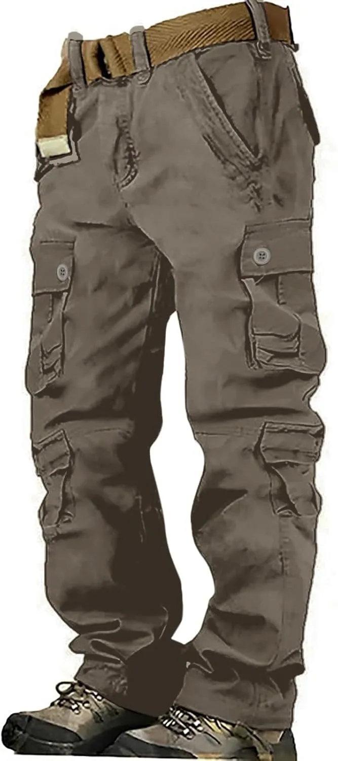 Mens Black Cargo Pants 6 Full Men's Cargo Cargo Pocket Men's Pants Sweats for Men Lightweight Sweatpants Men Mens