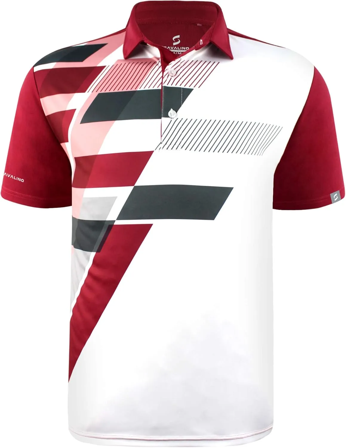 Men's Bowling Polo Shirts Material Wicks Sweat & Dries Fast, Size S-6XL