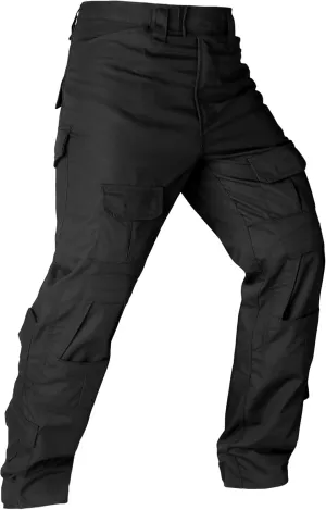 Men's Fleece Lined Tactical Pants Waterproof Hiking Pants Casual Thermal Cargo Pants Winter Insulated Work Pants