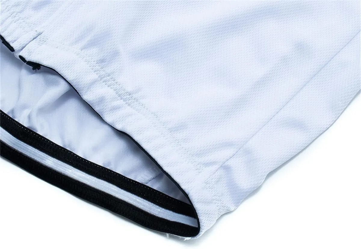 Men's Short Sleeve Bike Cycling Jersey Quick Dry Breathable Reflective Biking Shirts with 3 Rear Pockets