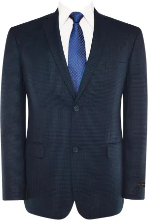 Men's Sports Coat Stylish Classic Fit Plaid Blazer 2 Button Single Breasted Spots Jacket for Casual Wear